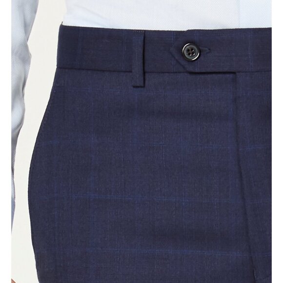 LAUREN by Ralph Lauren Men's Classic Fit Ultra Flex Stretch Flat Front Suit Pant - Picture 4 of 9